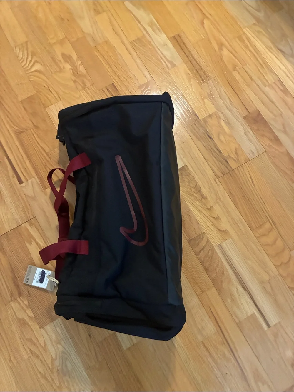 Nike Black FSU Duffel Bag with Garnet & Gold Accents
